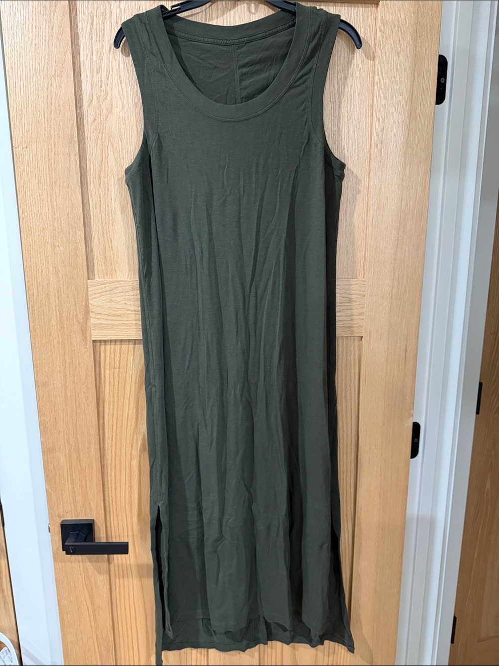 lululemon athletica Sleeveless Olive Maxi Dress